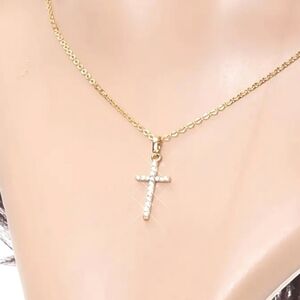 Retro unisex fashion cross pendant necklace